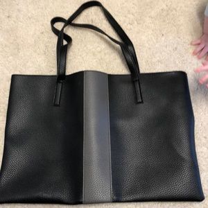 Black leather tote by Vince Camuto. Never used.